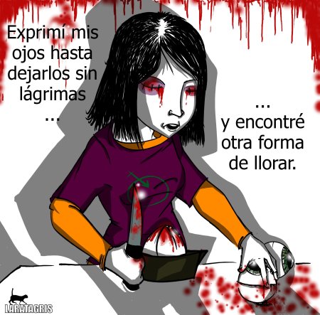 Perseguida por la tristeza