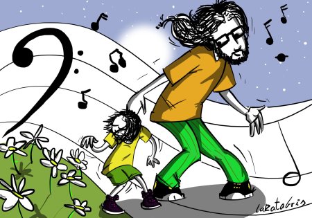 Bailando con la luna